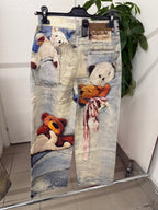 Jeans orsetto a palazzo FGD MODA
