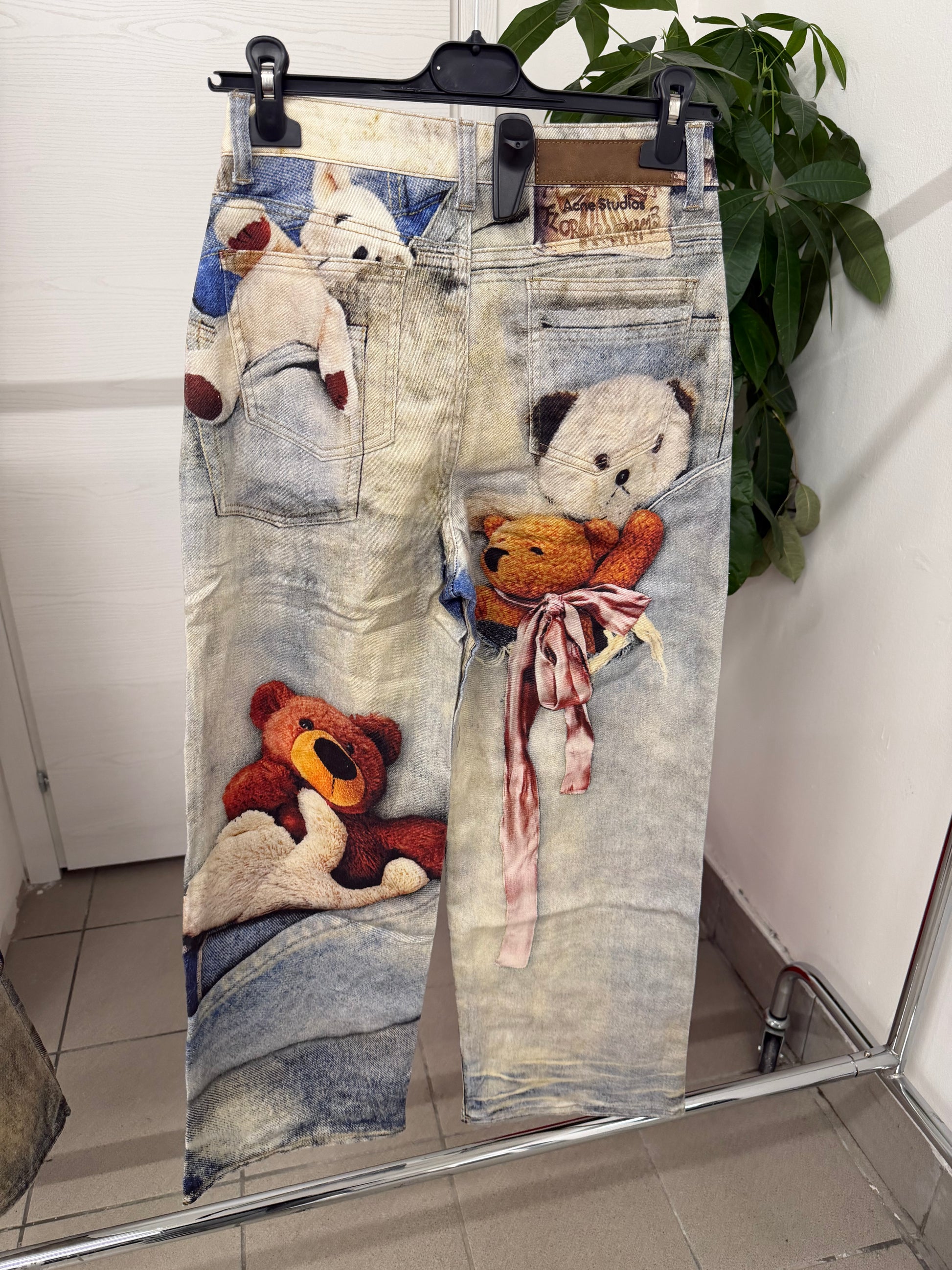 Jeans orsetto a palazzo FGD MODA