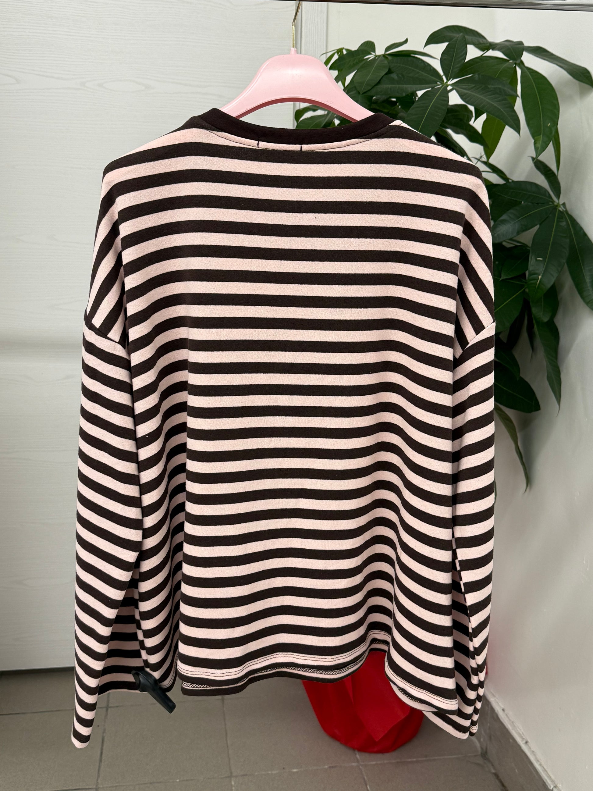 Maglia a righe over fit FGD MODA