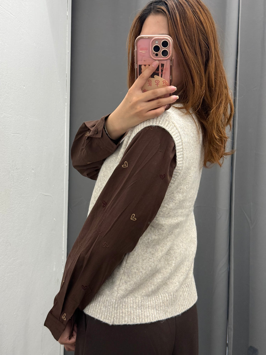 Gilet In Maglia Tinta Unita FGD MODA