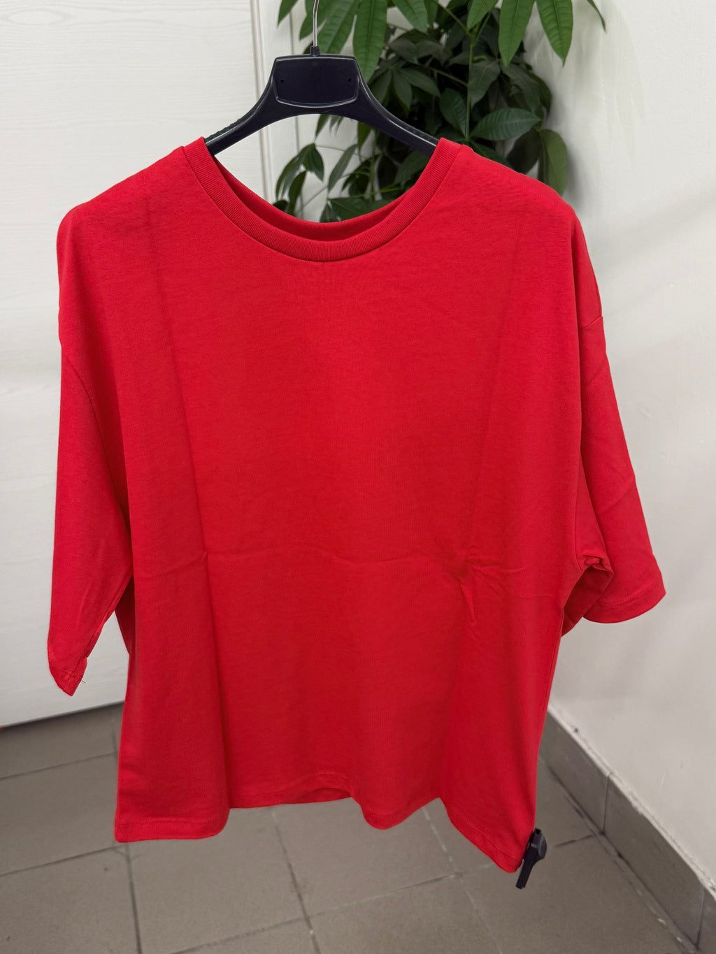 T-shirt in cotone con scritta sul retro LUMINA FGD MODA