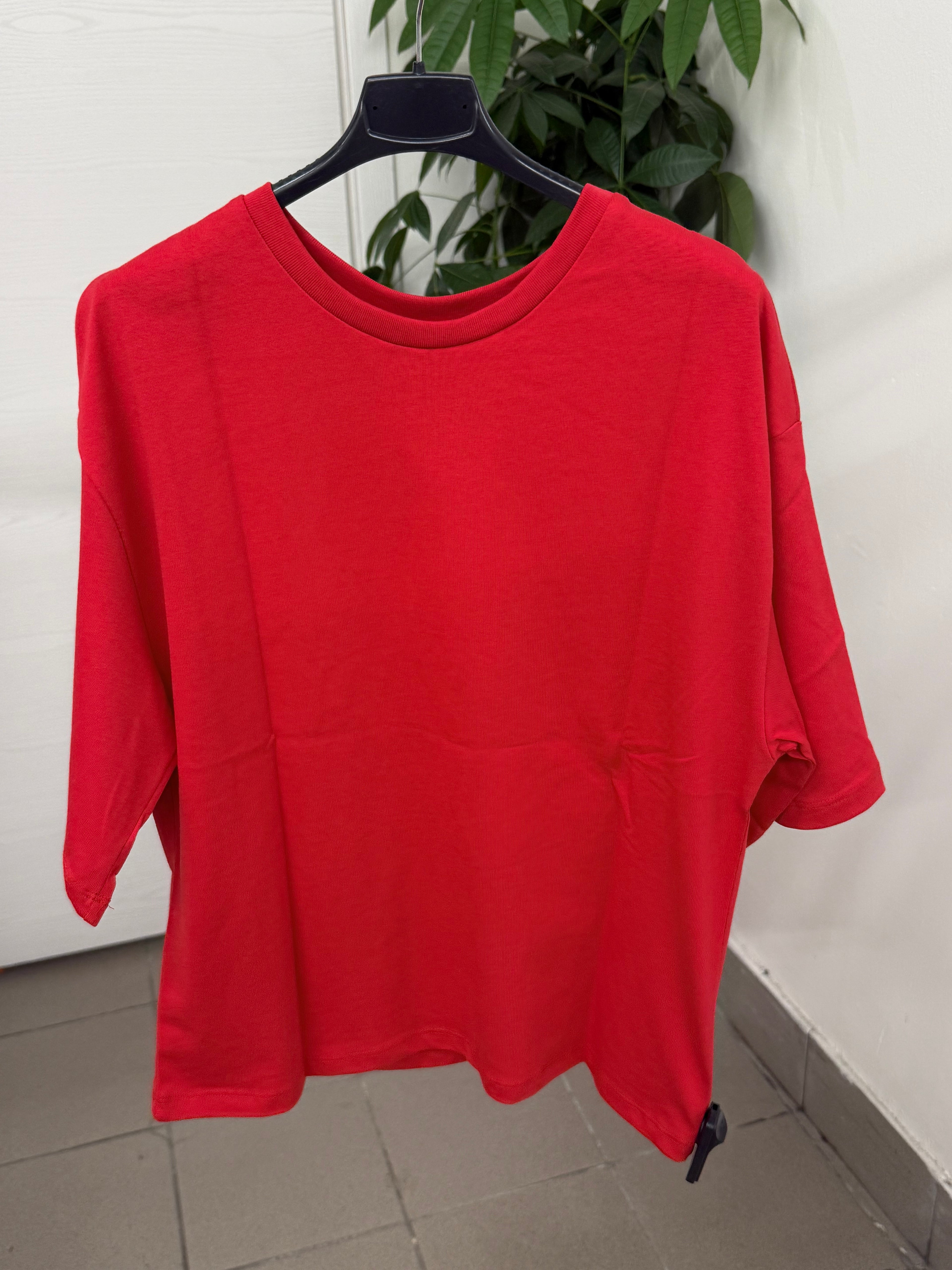 T-shirt in cotone con scritta sul retro LUMINA FGD MODA