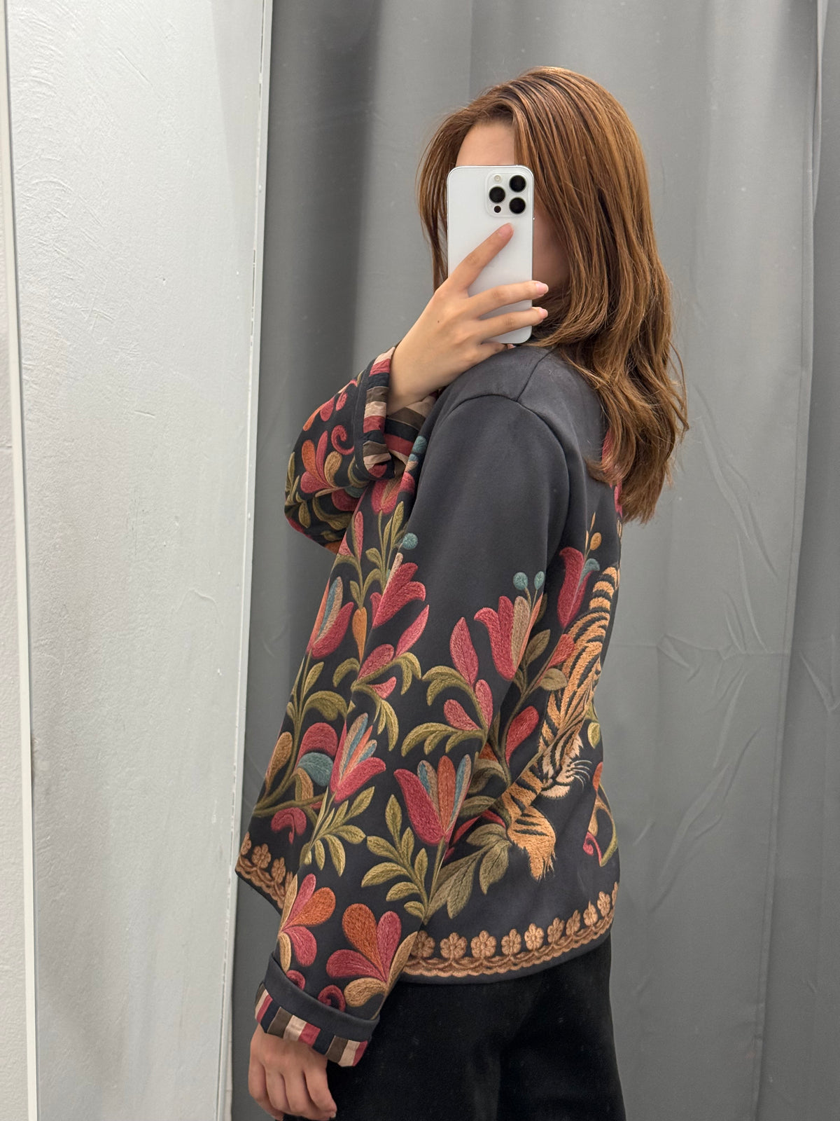 Giacca In Camoscio A Fantasia FGD MODA