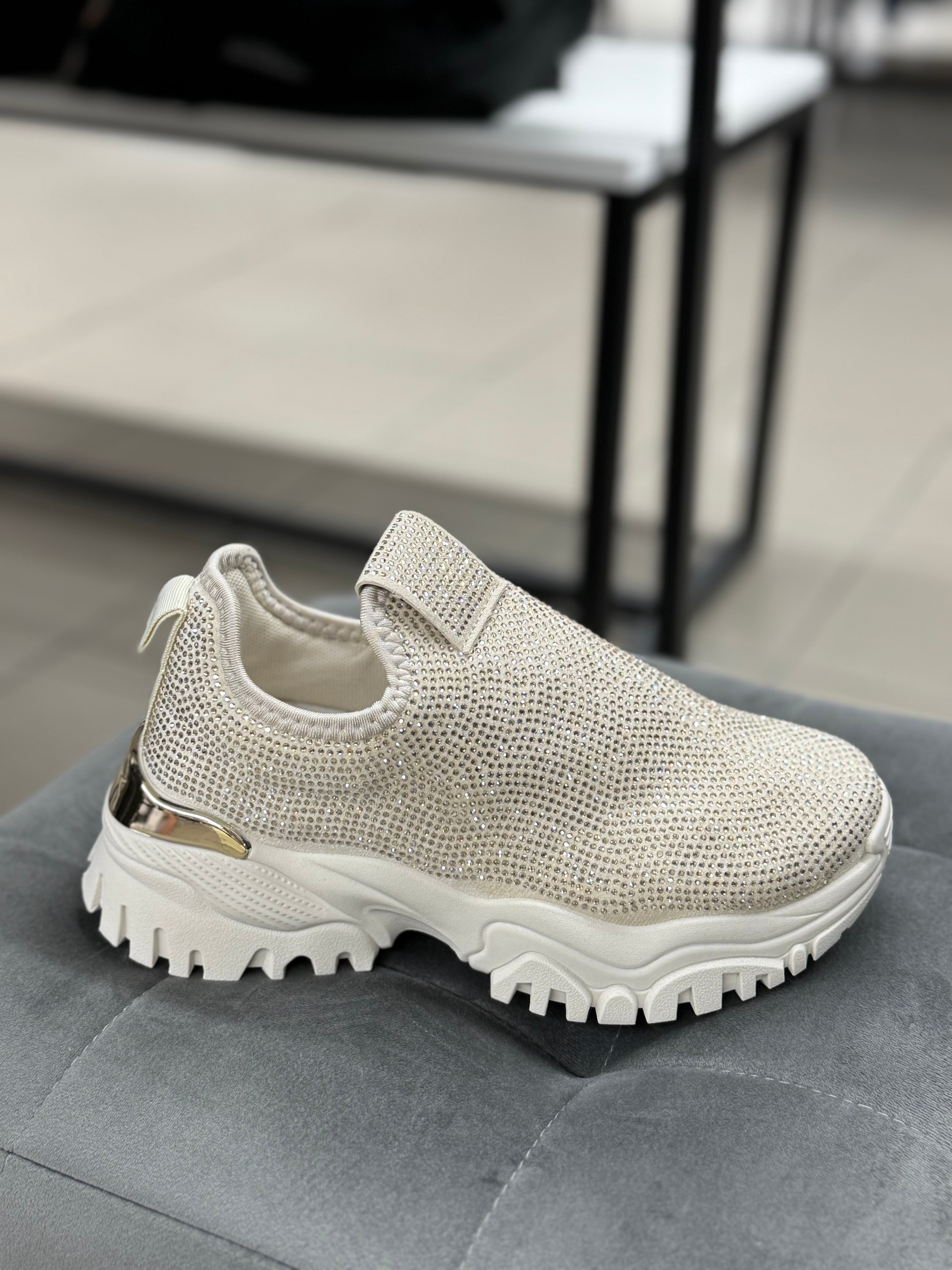 Sneakers brillantinati FGD MODA