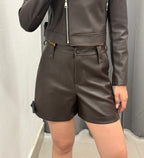 Pantaloncini In Ecopelle FGD MODA