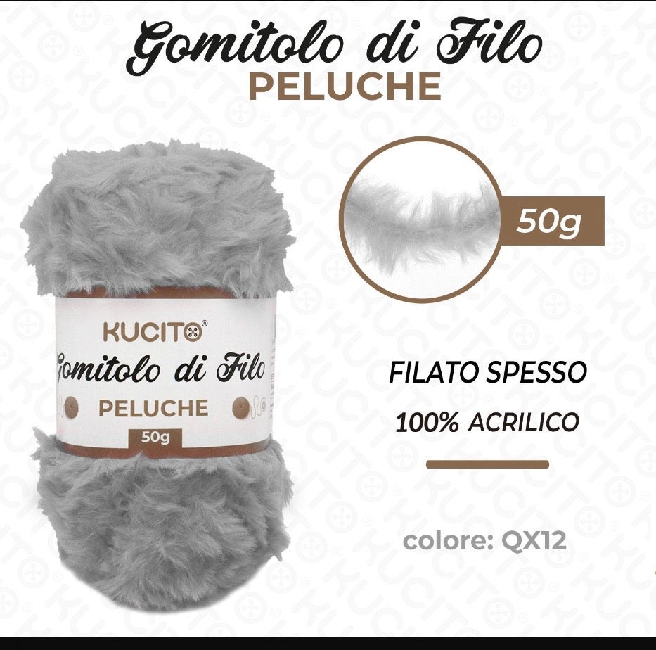Gomitolo di filo PELUCHE 50g FGD MODA