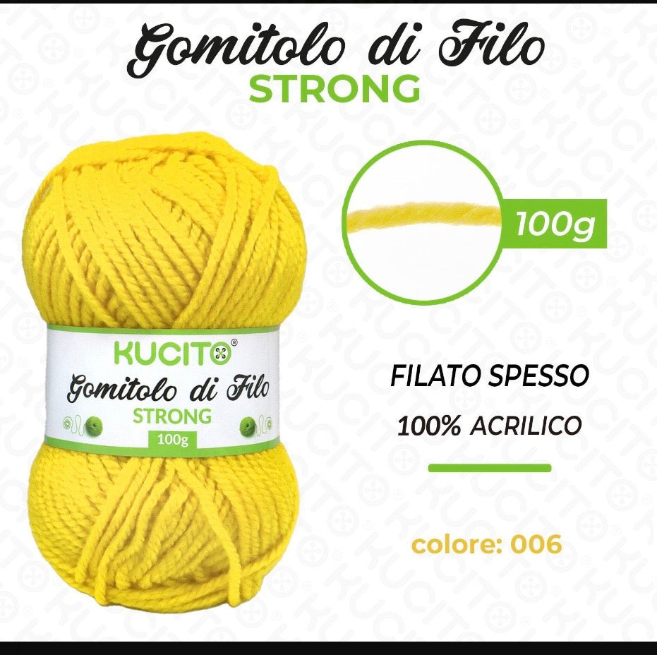 Gomitolo di filo STRONG 100g FGD MODA