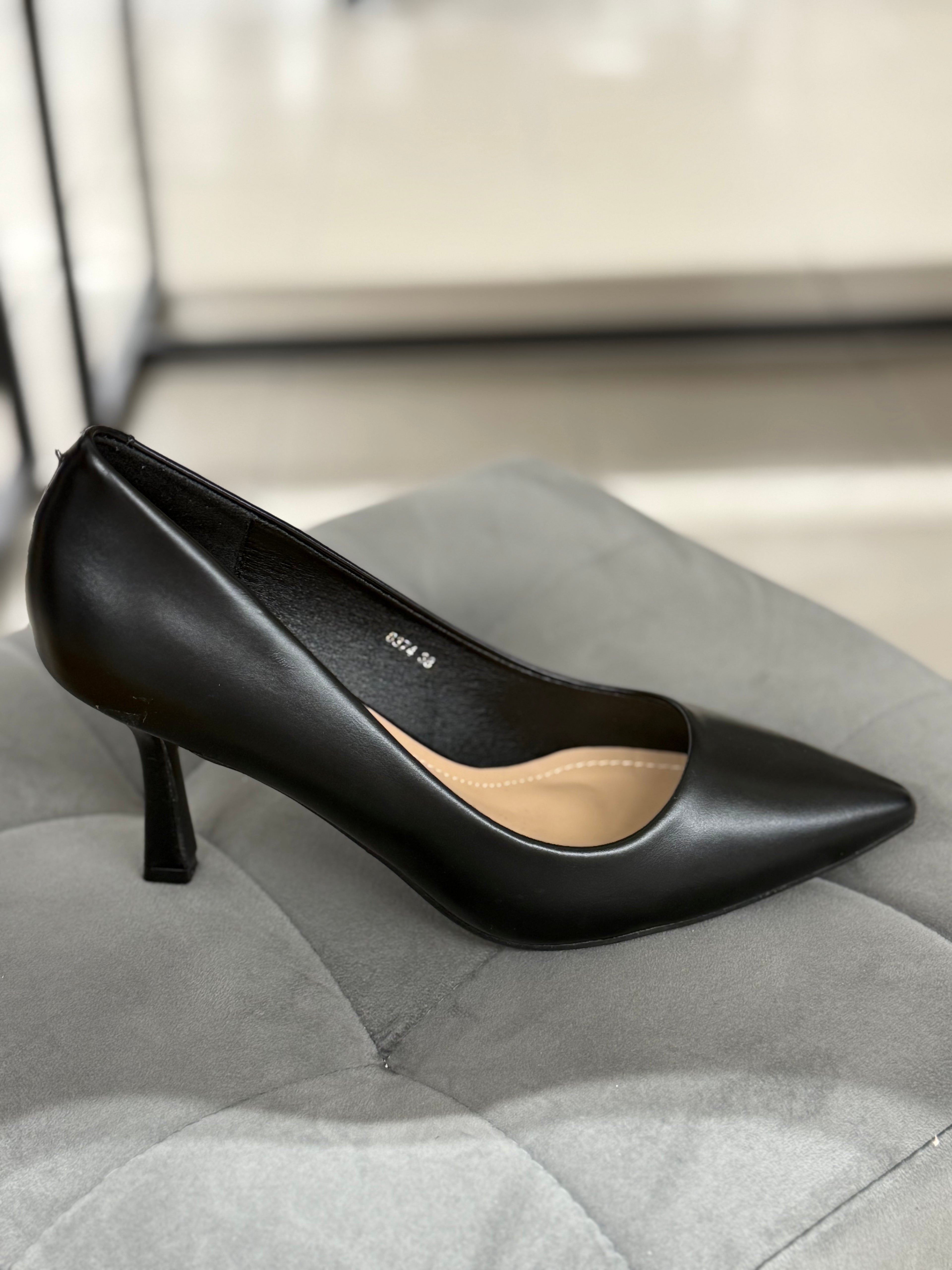 Décolleté ecopelle tacco 8cm 8374 FGD MODA