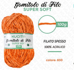 Gomitolo di filo SUPER SOFT 100g FGD MODA