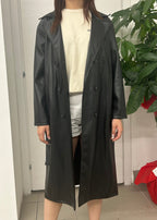 Trench in ecopelle lungo FGD MODA