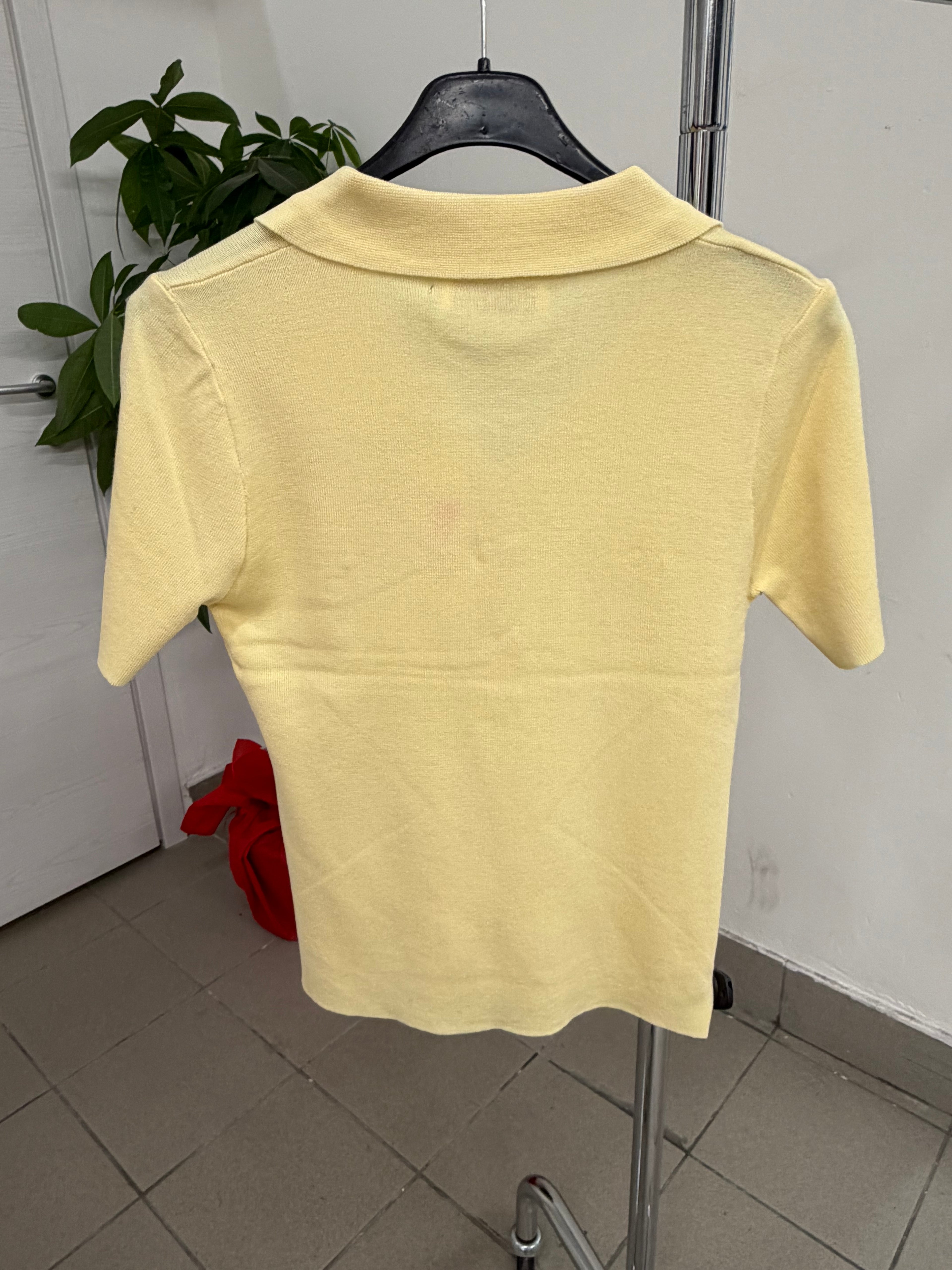 Polo di filo a manica corta con bottoni FGD MODA