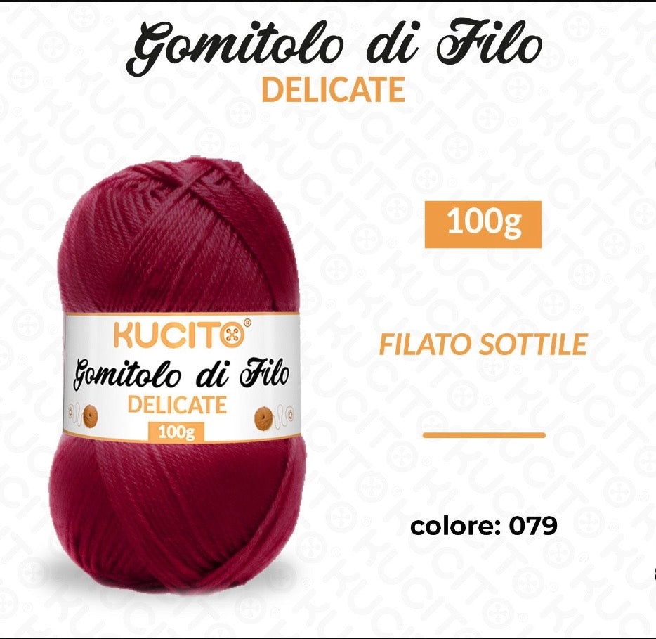 Gomitolo di filo DELICATE 100g FGD MODA