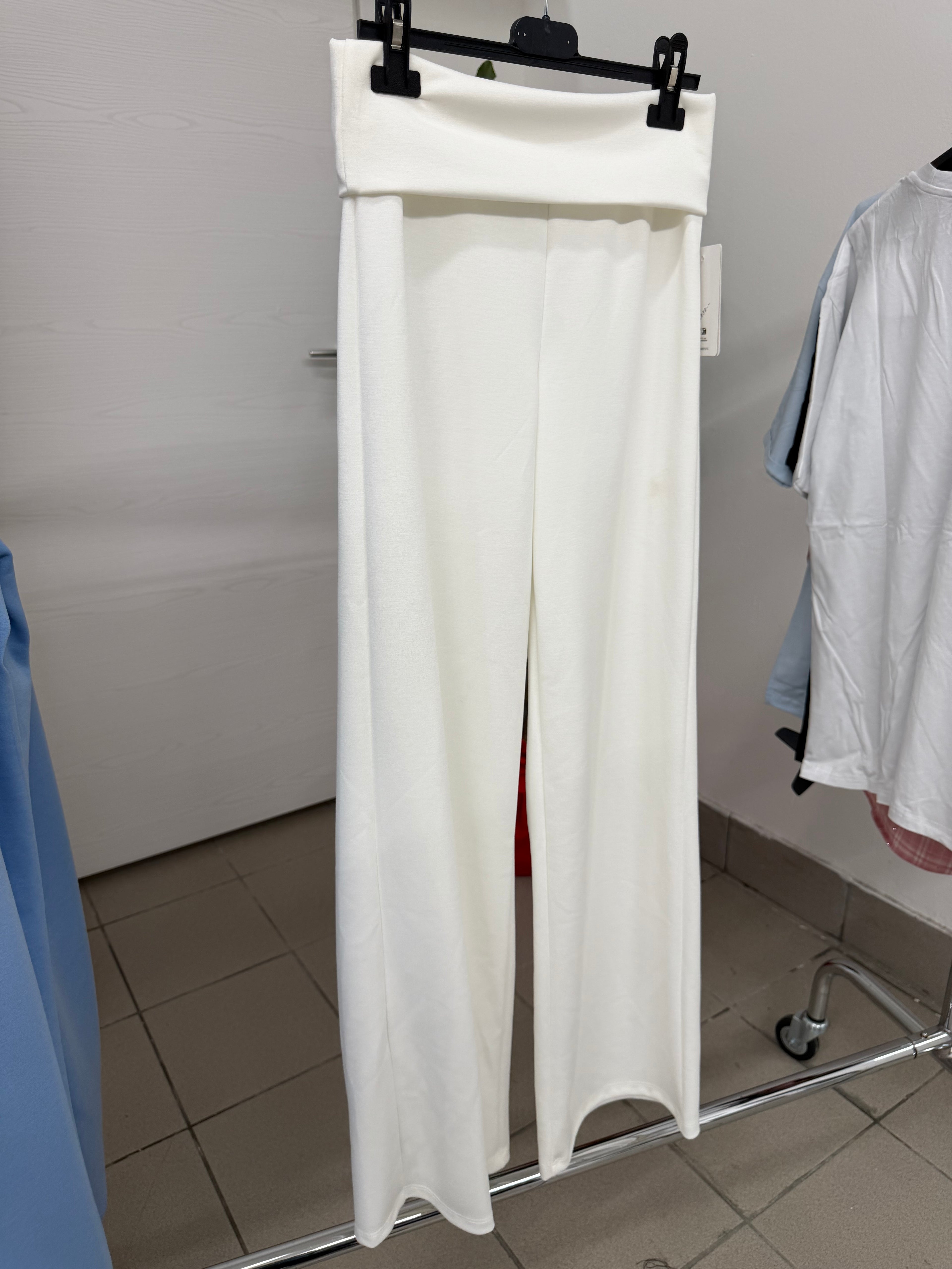 Pantaloni a palazzo con banda alta FGD MODA