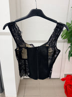 Corsetto in pizzo con chiusura a zip FGD MODA