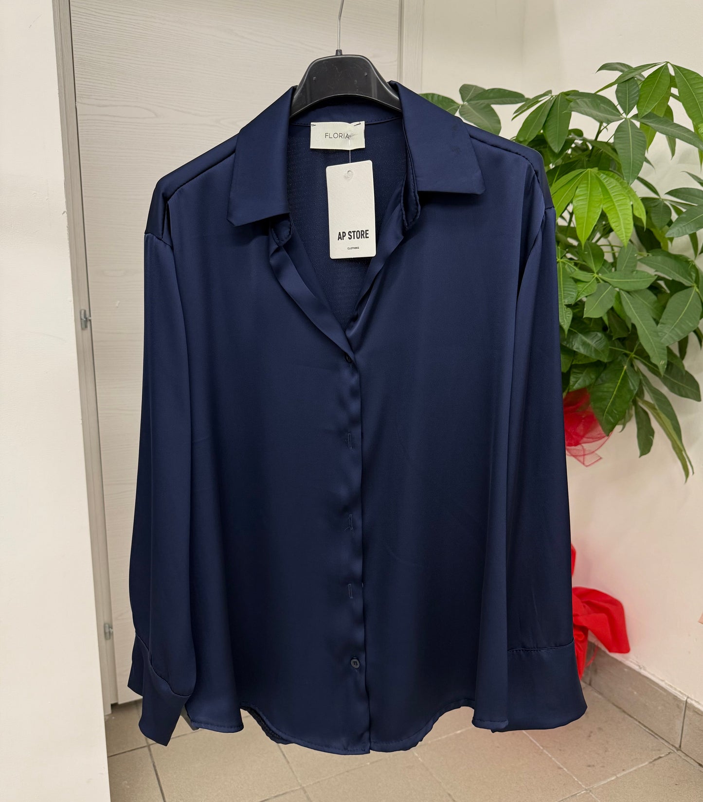 Camicia in raso