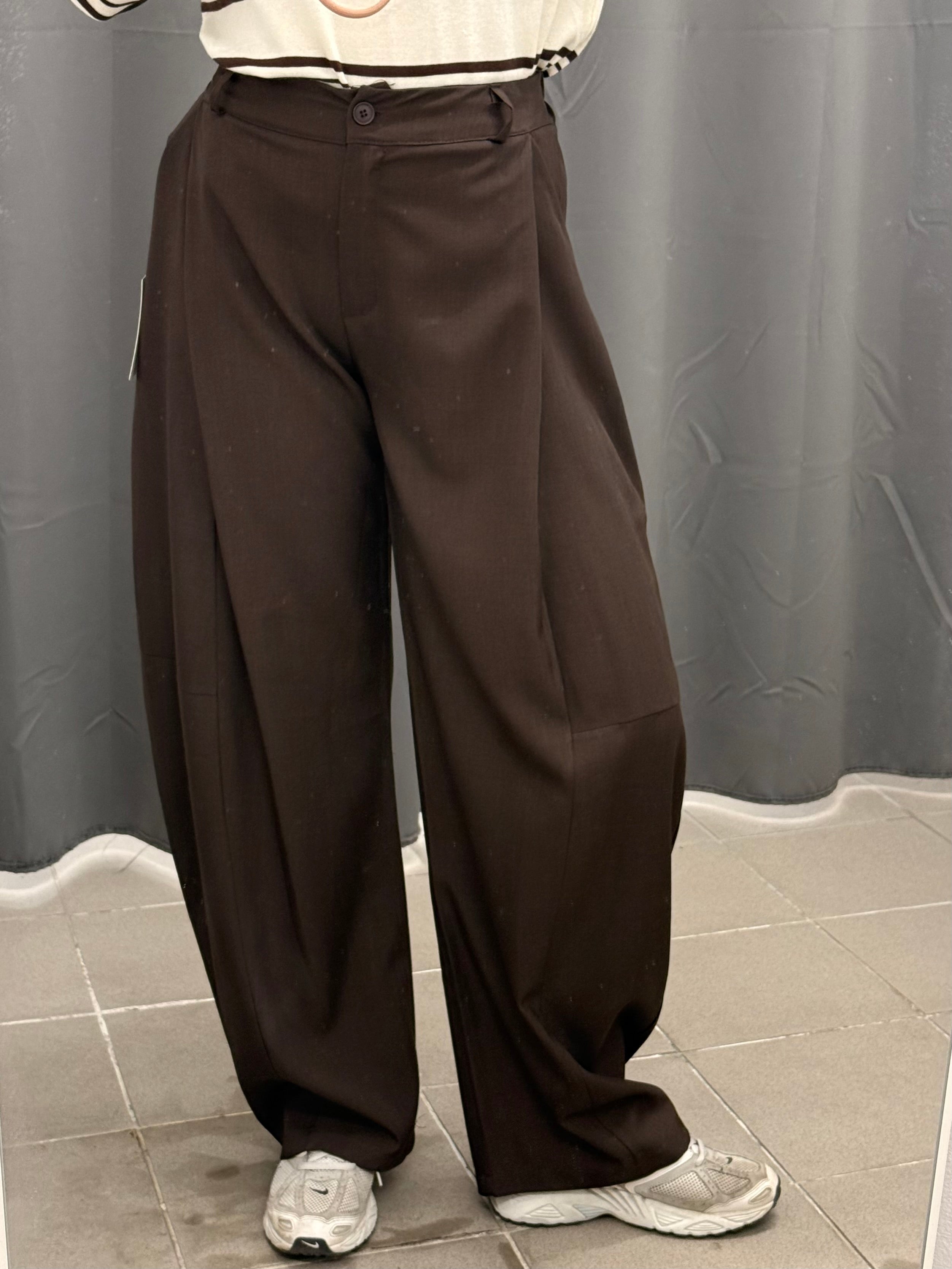 Pantaloni balloon con pence FGD MODA