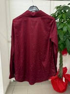 Camicia con brillantini FGD MODA