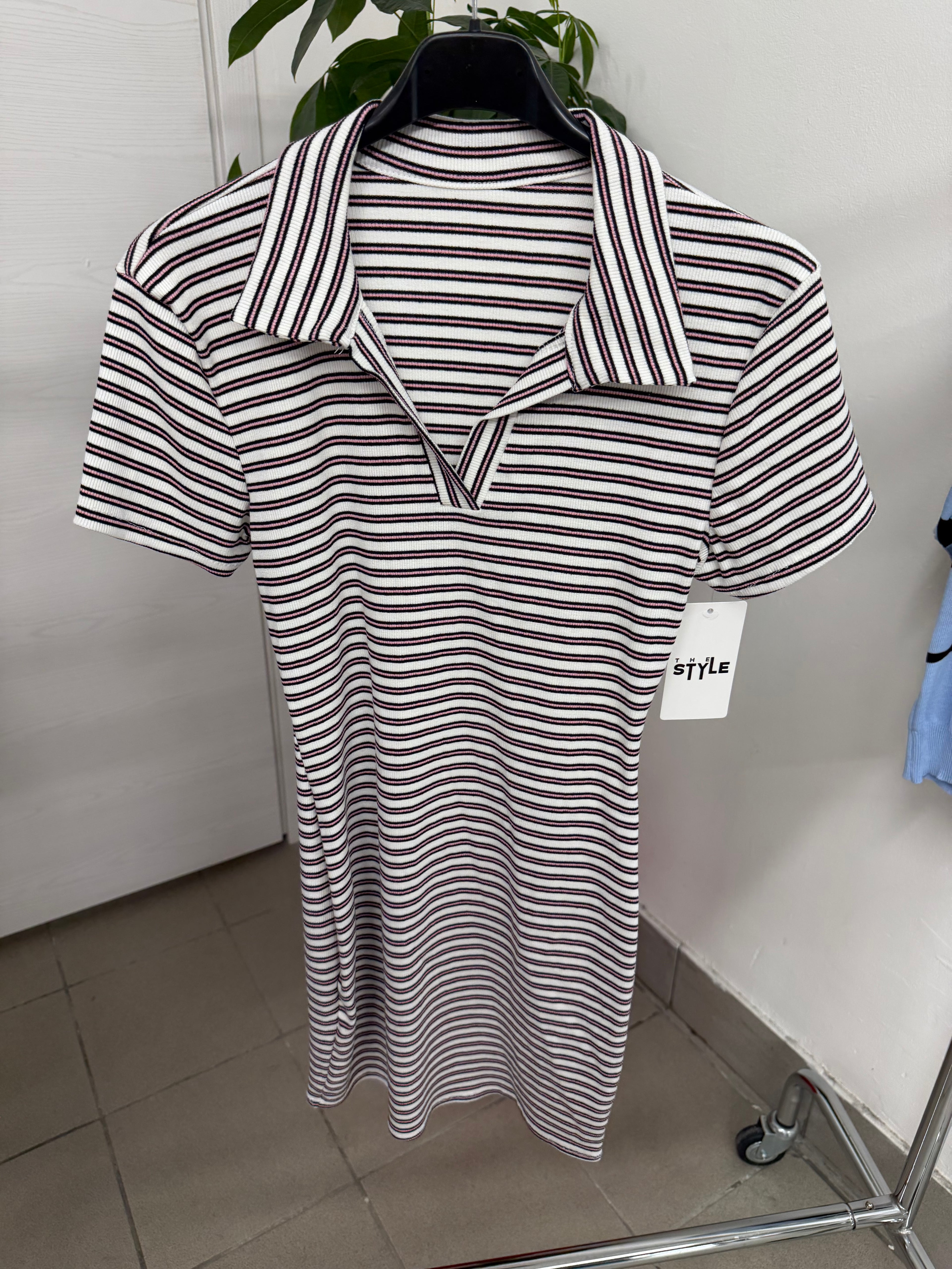 Abito polo a righe FGD MODA