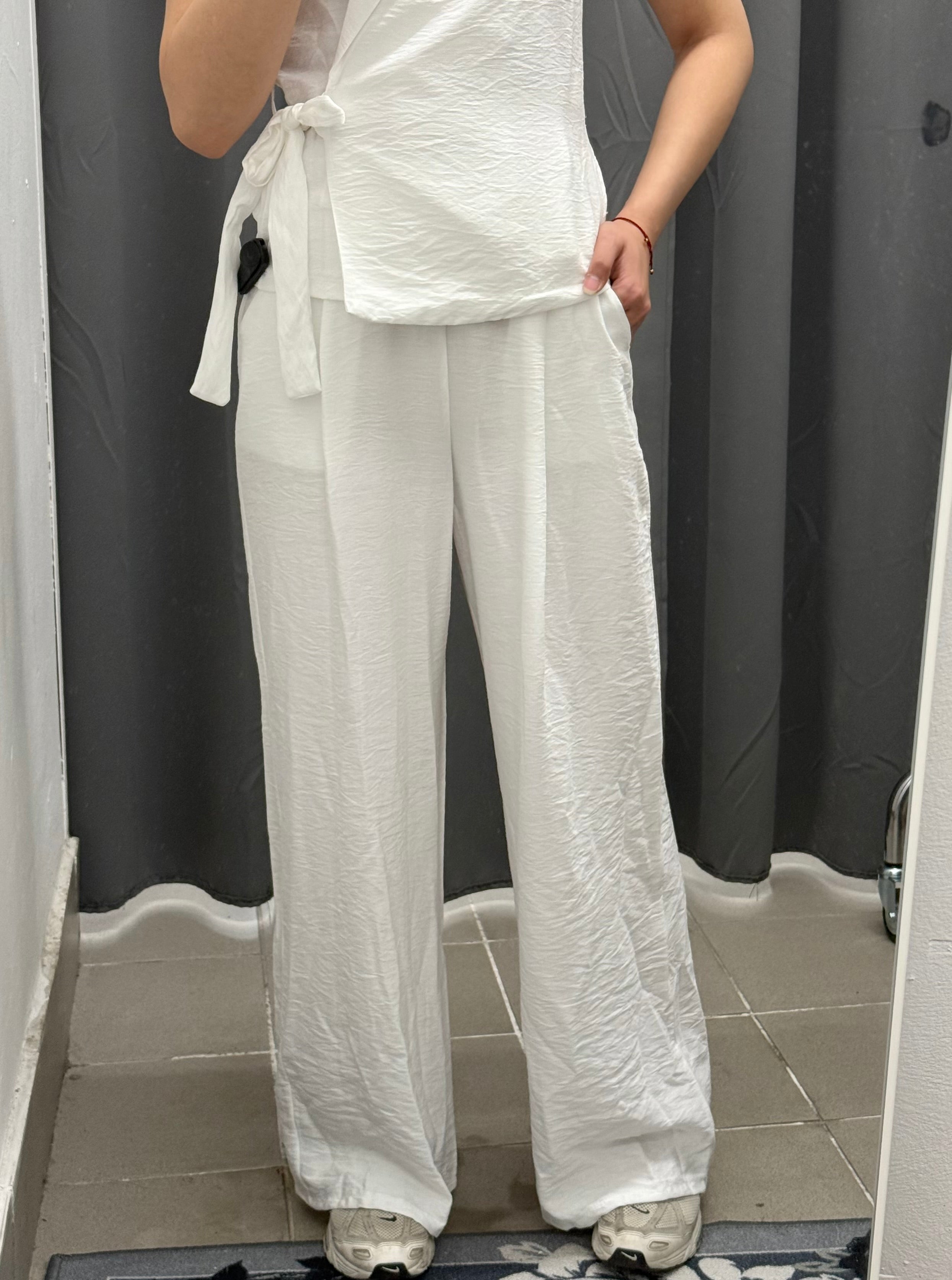 Set coordinato Canotta con chiusura laterale e Pantaloni a palazzo FGD MODA