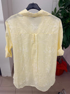 Blusa a righe con brillantini FGD MODA