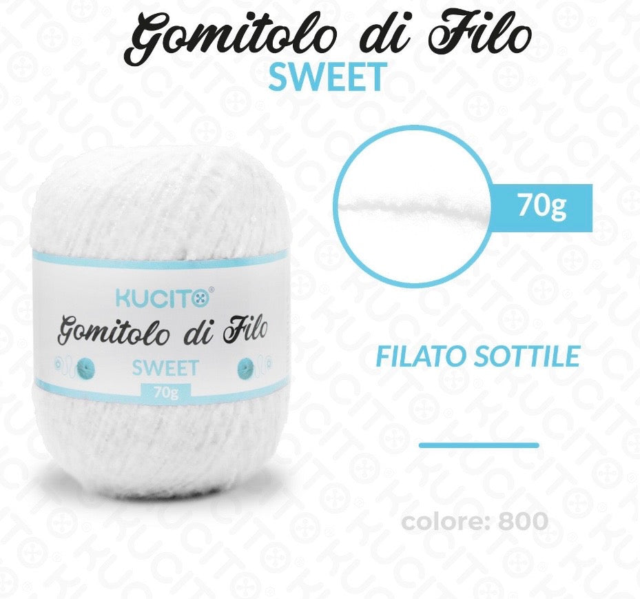 Gomitoli di filo SWEET 70g FGD MODA