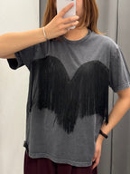 T-shirt In Cotone Con Frange FGD MODA