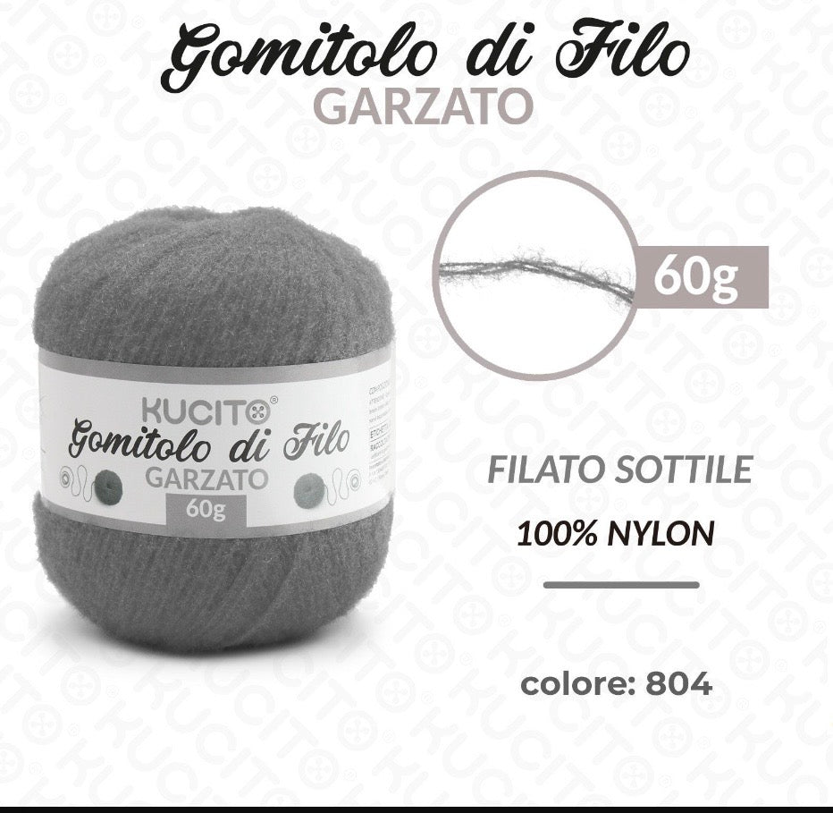 Gomitolo di filo GARZATO 60g FGD MODA