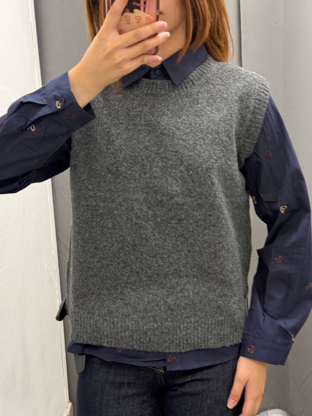 Gilet In Maglia Tinta Unita FGD MODA