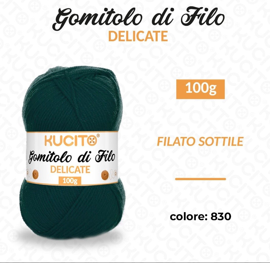 Gomitolo di filo DELICATE 100g FGD MODA