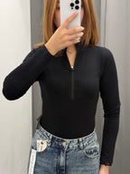 Body A Costine Con Zip FGD MODA
