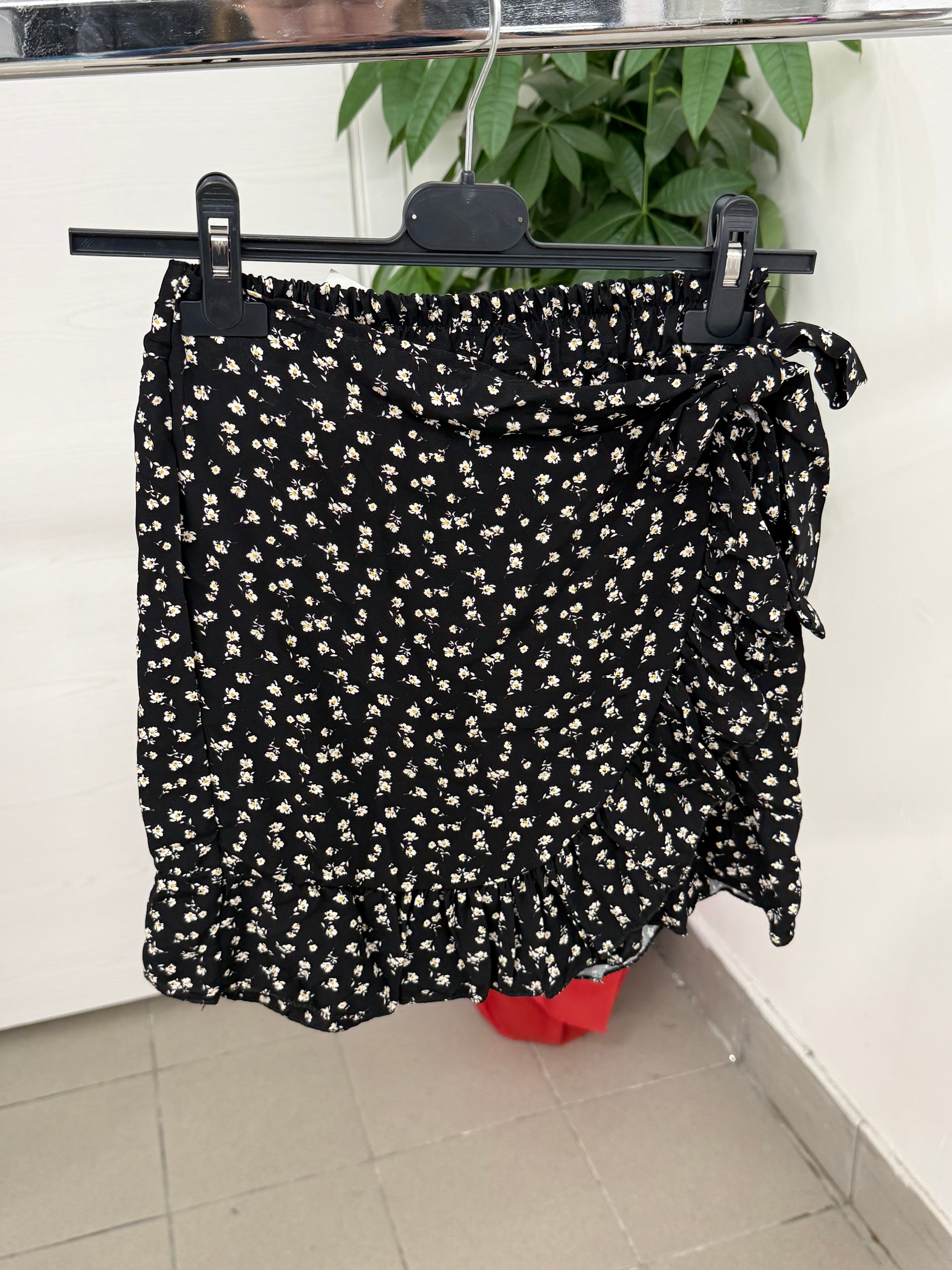 Gonna a Portafoglio 100% Viscosa con Stampe Fiorate FGD MODA