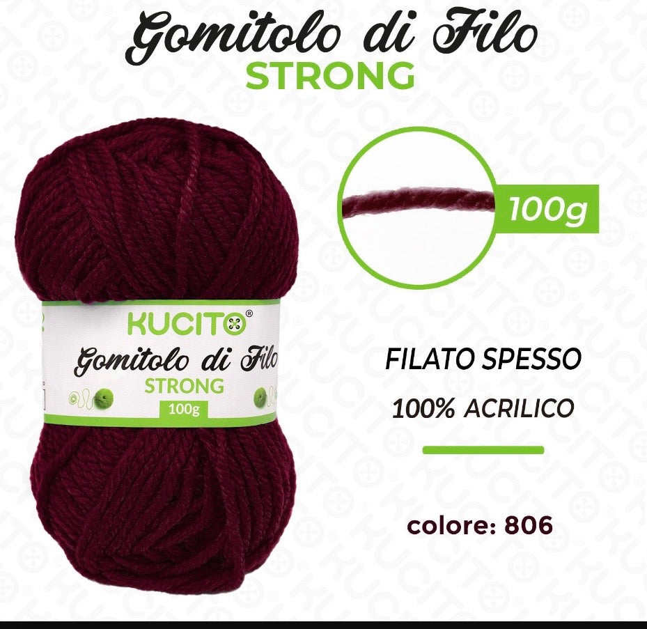 Gomitolo di filo STRONG 100g FGD MODA