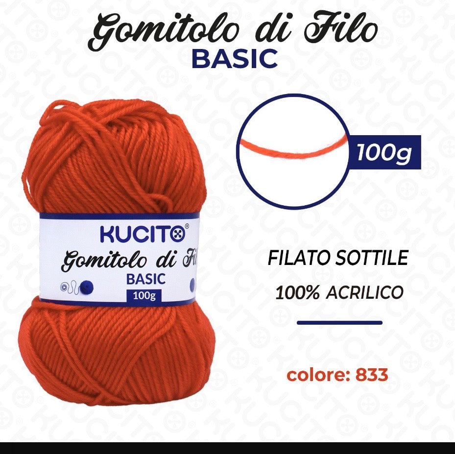 Gomitolo di filo BASIC 100g FGD MODA