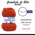 Gomitolo di filo BASIC 100g FGD MODA