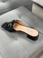 Ciabattine Laccate con Tacco 3cm FGD MODA