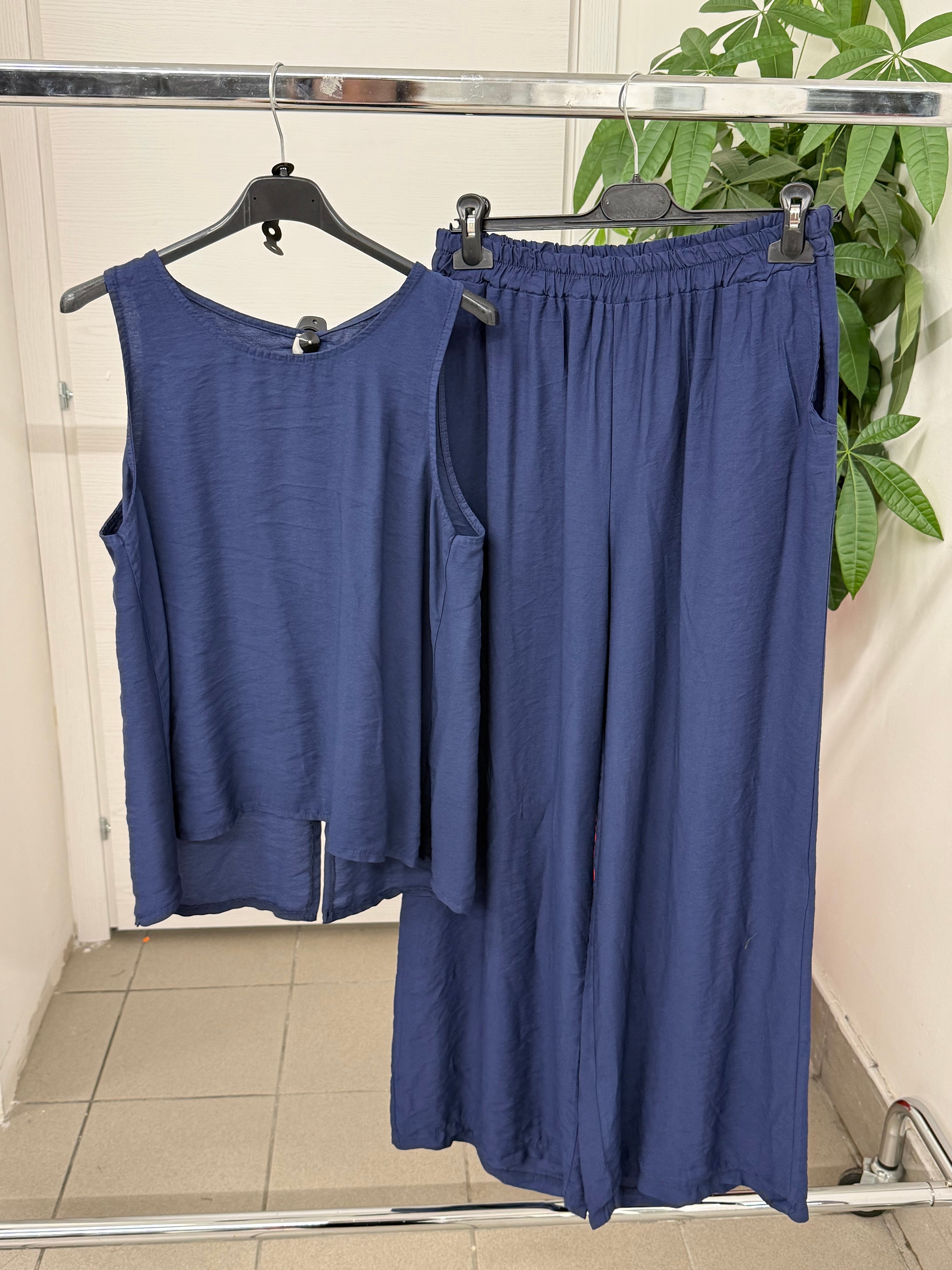 Set coordinato Canotta e Pantaloni a palazzo FGD MODA
