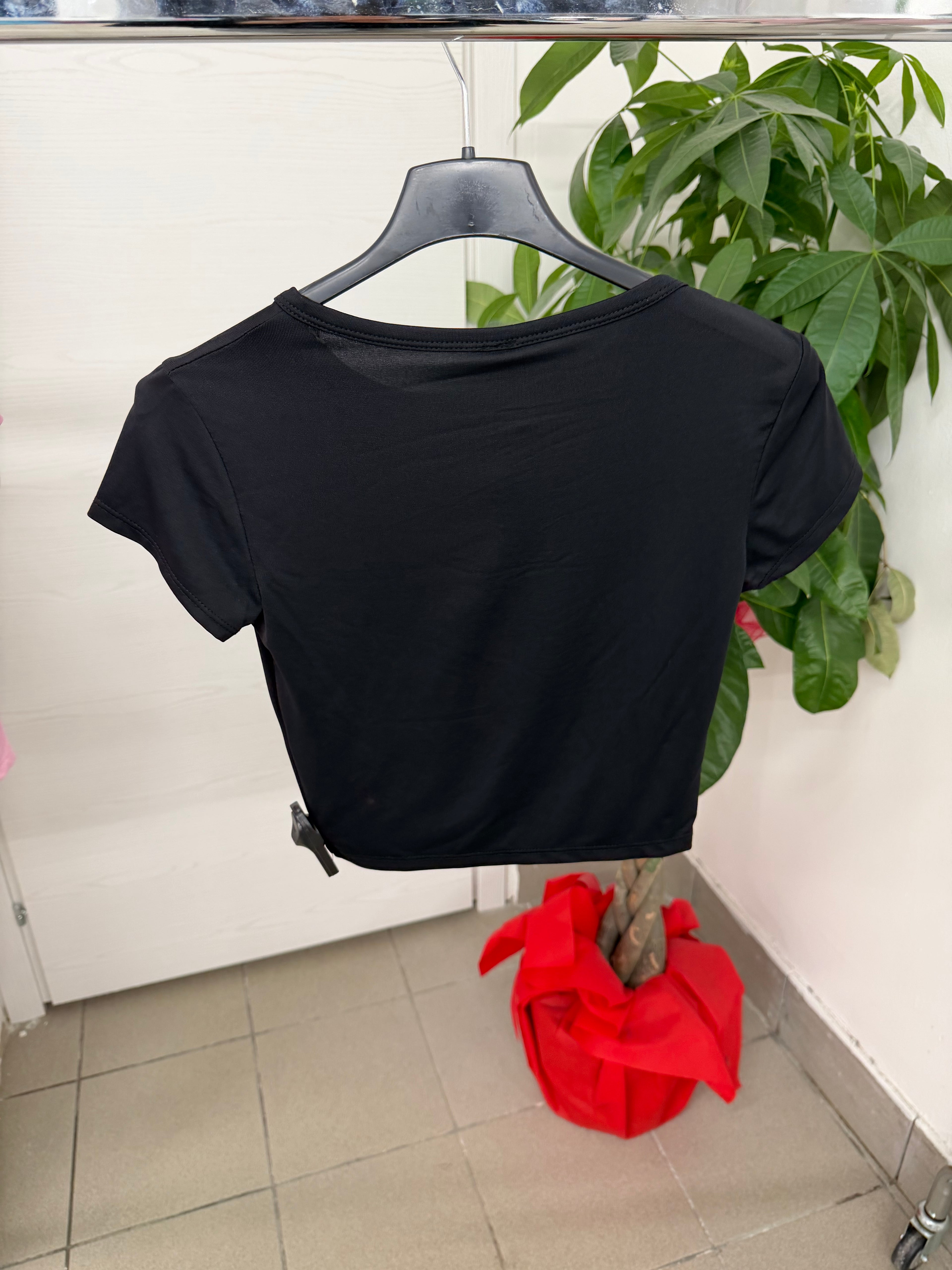 T-shirt crop lycra FGD MODA