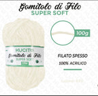 Gomitolo di filo SUPER SOFT 100g FGD MODA