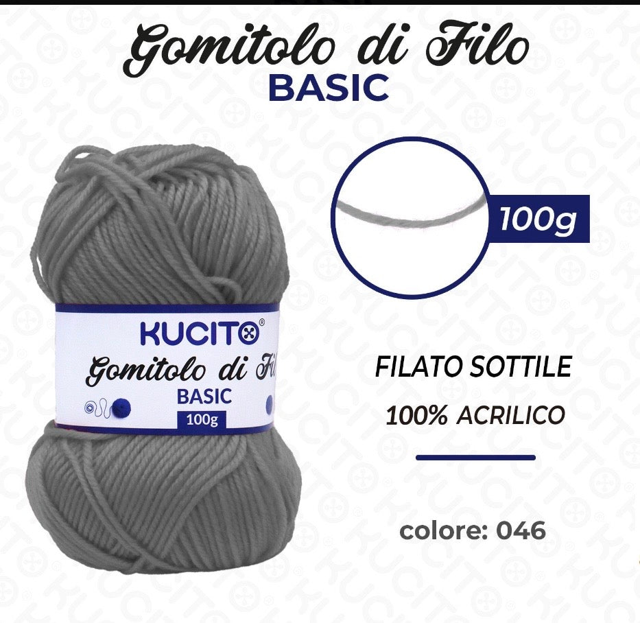 Gomitolo di filo BASIC 100g FGD MODA