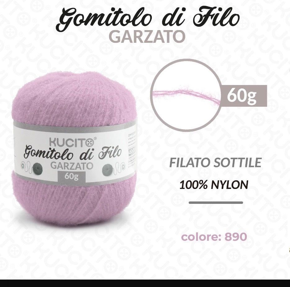 Gomitolo di filo GARZATO 60g FGD MODA