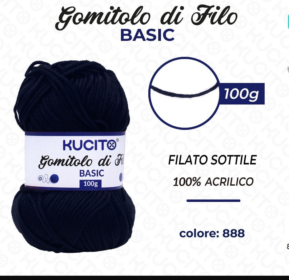 Gomitolo di filo BASIC 100g FGD MODA