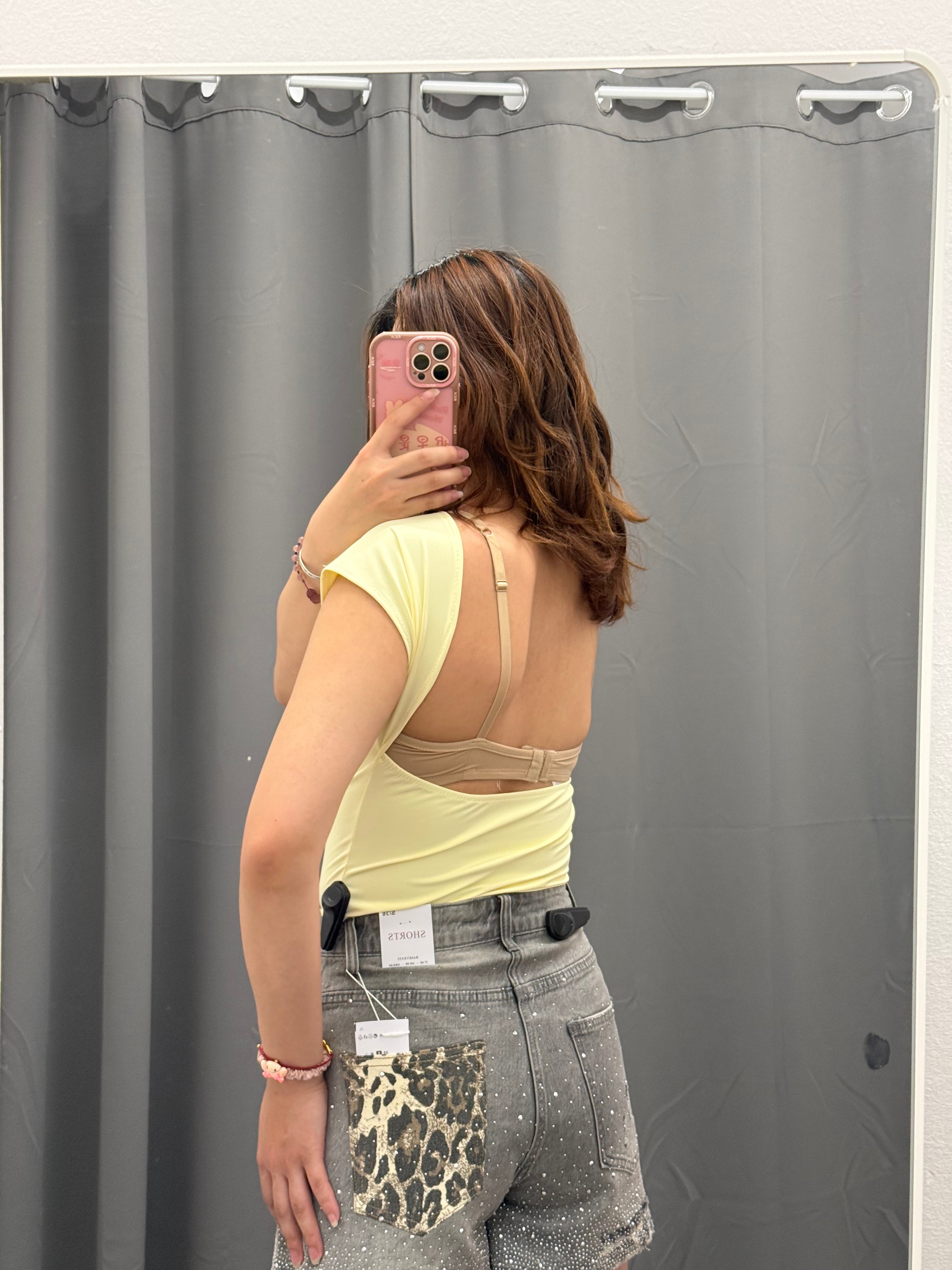 Maglietta dolman in lycra crop backless FGD MODA