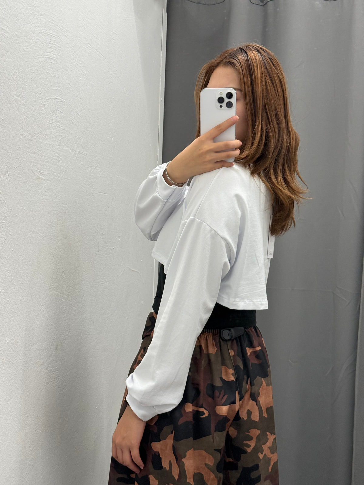Felpa Crop Misto Canotta FGD MODA