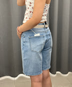 Bermuda Di Jeans Con Cinta Fino A Taglia 52 G322 FGD MODA