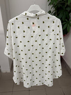 Camicia 100% viscosa con cuoricini FGD MODA