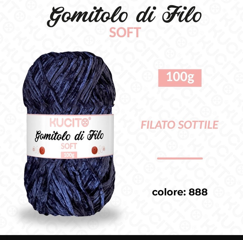 Gomitolo di filo SOFT 100g FGD MODA