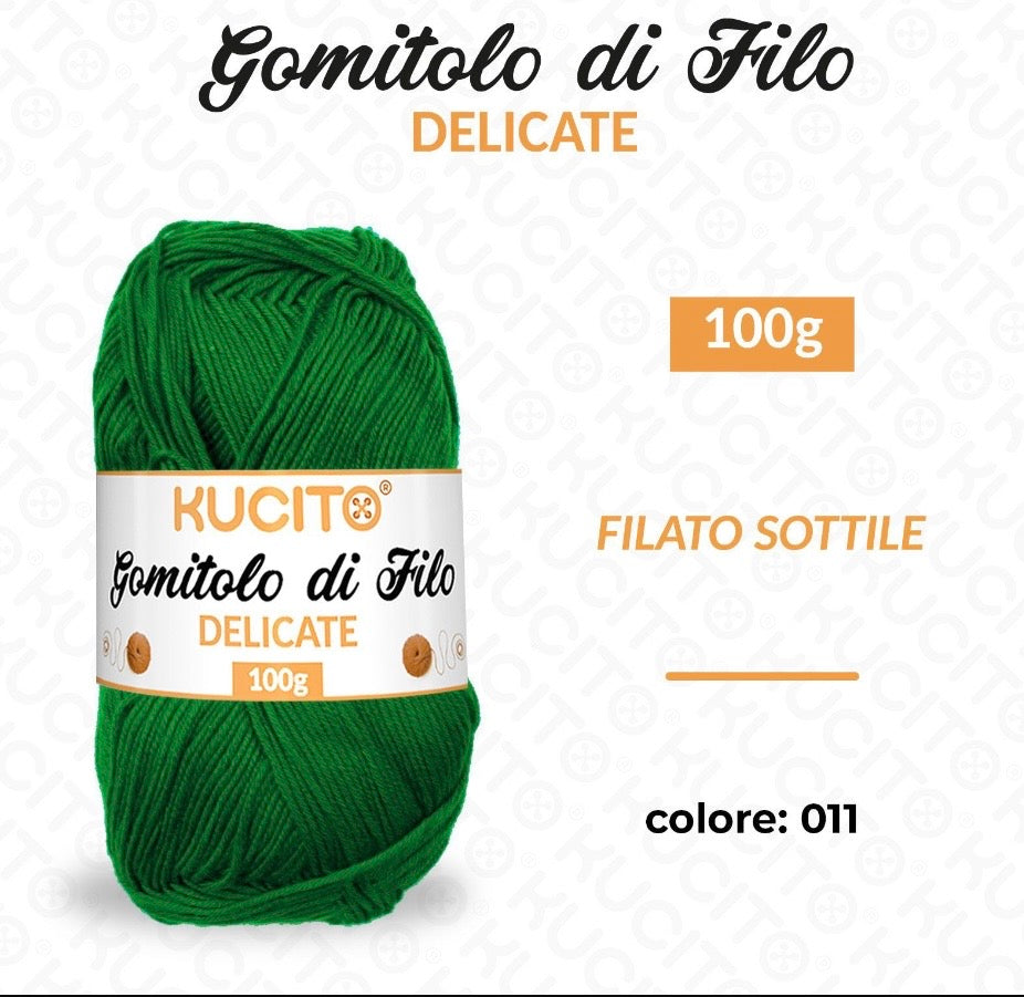 Gomitolo di filo DELICATE 100g FGD MODA