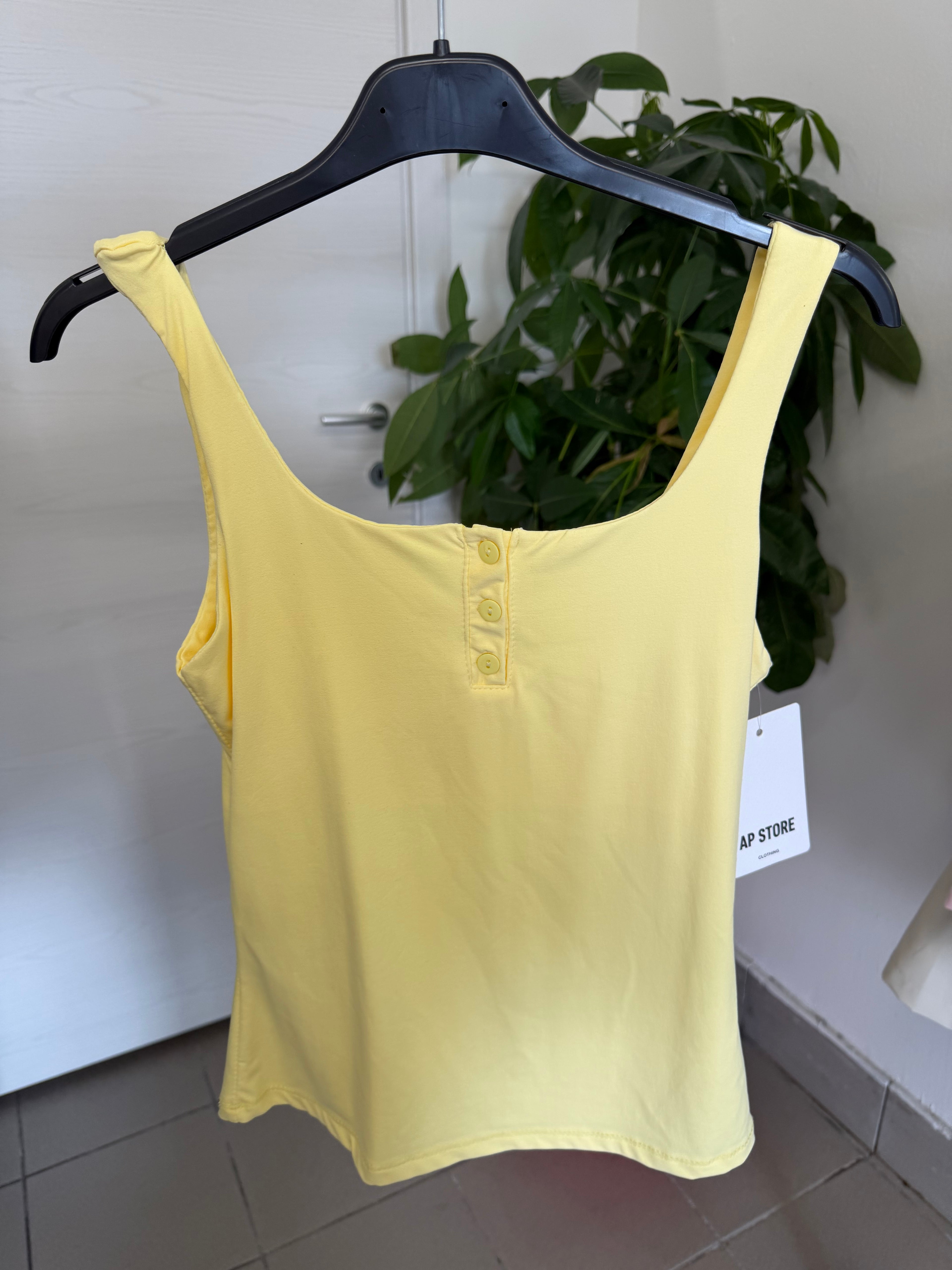 Canotta lycra con bottoni FGD MODA