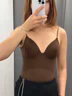 Top In Lycra Con Spalline Regolabili FGD MODA