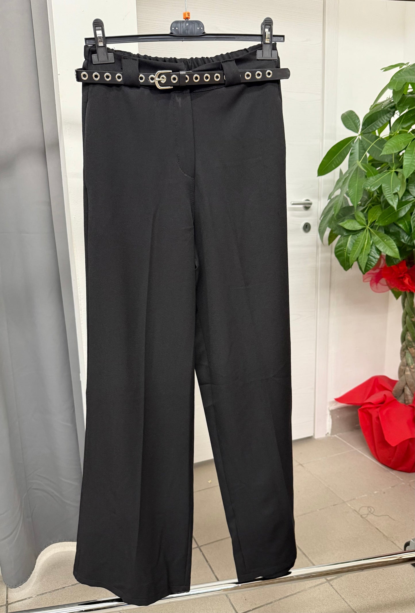 Pantaloni a palazzo con cinta FGD MODA